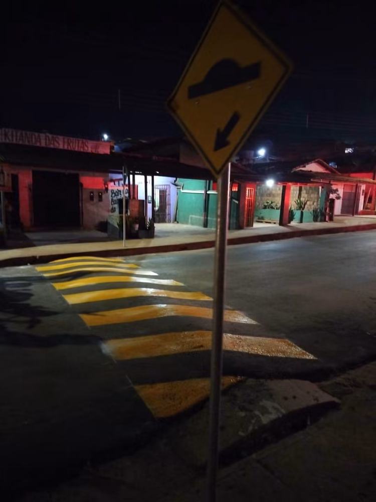 Lombada pintada em Açailândia
